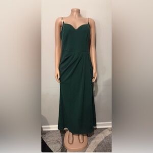 Chic Forest Green Maxi Dress